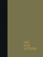 Art & Letters July-Winter 1918: 2 Volumes