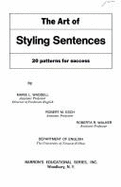 Art of Styling Sentences: Twenty Patterns to Success