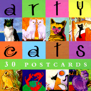 Arty Cats Postcard Book