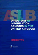 Aslib Directory of Information Sources in the United Kingdom