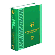 ASM Handbook, Volume 17: Nondestructive Evaluation and Quality Control