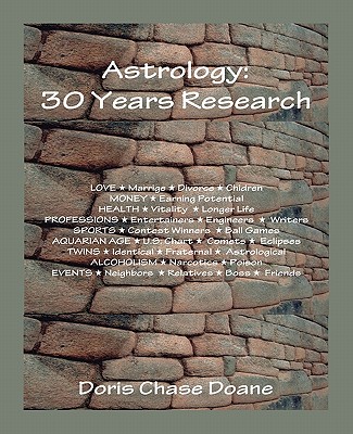 Astrology: 30 Years Research - Doane, Doris C