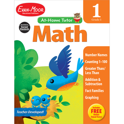 At Home Tutor Math, Grade 1 - Evan-Moor Educational Publishers
