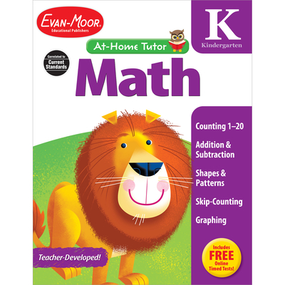 At Home Tutor Math, Grade K - Evan-Moor Educational Publishers