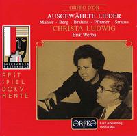 Ausgew�hlte Lieder - Christa Ludwig (mezzo-soprano); Erik Werba (piano)