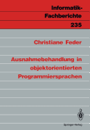 Ausnahmebehandlung in objektorientierten Programmiersprachen