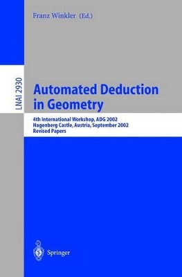 Automated Deduction in Geometry - Winkler, Franz