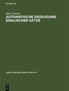 Automatische Erzeugung Englischer S�tze