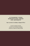 Automorphic Forms, Representation Theory and Arithmetic: Papers Presented at the Bombay Colloquium 1979
