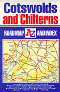 AZ Road Map of the Cotswolds & Chilterns