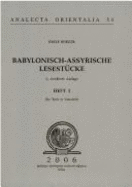 Babylonisch-assyrische Lesest?cke: 3., revidierte Auflage