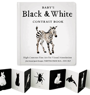 Baby's Black and White Contrast Book: High-Contrast Art for Visual Stimulation at Tummy Time