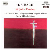 Bach: St. John Passion - Alexandra Bellamy (oboe); Christine Garratt (flute); Colin Baldy (bass); David Watkin (cello); Eamonn Dougan (bass);...