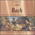 Bach: Violin Concertos Nos. 1-3 - Camerata Romana; Eugen Duvier (conductor)