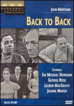 Back to Back - Stuart Burge