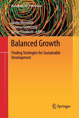 Balanced Growth: Finding Strategies for Sustainable Development - Mennillo, Giulia (Editor), and Schlenzig, Thomas (Editor), and Friedrich, Elmar (Editor)