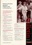 Balancing the Care Equation: Progress with Community Care