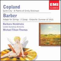 Barbara Hendricks Sings Copland & Barber - Barbara Hendricks (soprano); Christine Pendrill (cor anglais); Maurice Murphy (trumpet); London Symphony Orchestra;...