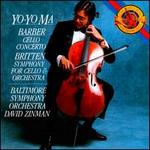 Barber: Cello Concerto; Britten: Symphony for Cello & Orchestra
