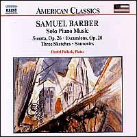 Barber: Complete Published Solo Piano Music - Daniel Pollack (piano)