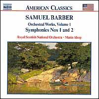 Barber: Orchestral Works, Vol. 1 - Royal Scottish National Orchestra; Marin Alsop (conductor)