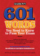 Barron's 601 Words You Need to Know to Pass Your Exam