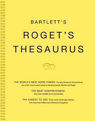 Bartlett's Roget's Thesaurus - Bartlett's