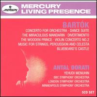 Bartok: Orchestral Works; Bluebeard's Castle - Erwin Ramor (violin); G�za Frid (piano); Helga Pilarczyk (soprano); Luctor Ponse (piano); Mih�ly Sk�kely (bass);...