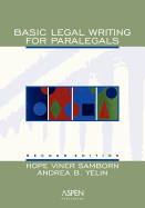 Basic Legal Writing for Paralegals, Second Edition