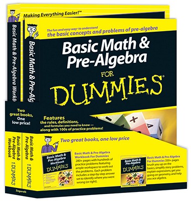 Basic Math and Pre-Algebra for Dummies Education Bundle - Zegarelli, Mark
