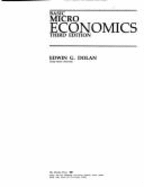 Basic Microeconomics - Dolan, Edwin
