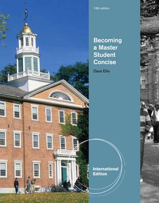 Becoming a Master Student: Concise - Ellis, Dave