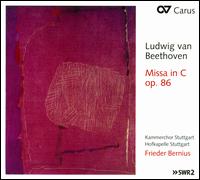 Beethoven: Missa in C - Margot Oitzinger (alto); Maria Keohane (soprano); Sebastian Noack (baritone); Thomas Hobbs (tenor);...