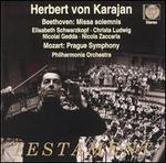 Beethoven: Missa solemnis; Mozart: Prague Symphony