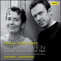 Beethoven: Piano Concertos 3 & 4 - Maria Jo�o Pires (piano); Swedish Radio Symphony Orchestra; Daniel Harding (conductor)