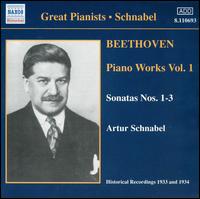 Beethoven: Piano Works, Vol. 1 - Artur Schnabel (piano)
