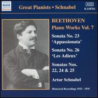 Beethoven: Piano Works, Vol. 7 - Artur Schnabel (piano)