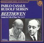Beethoven: Sonatas for Cello & Piano Nos. 3, 4, 5
