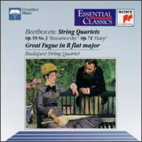 Beethoven: String Quartets; Great Fugue - Alexander Schneider (violin); Boris Kroyt (viola); Budapest Quartet; Joseph Roisman (violin); Mischa Schneider (cello)