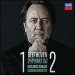 Beethoven: Symphonies Nos. 1 & 2 - Members of Gewandhausorchester, Leipzig; Riccardo Chailly (conductor)