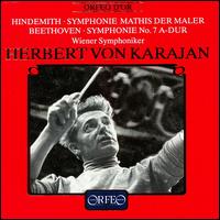 Beethoven: Symphony No. 7; Hindemith: Mathis der Maler - Wiener Symphoniker; Herbert von Karajan (conductor)