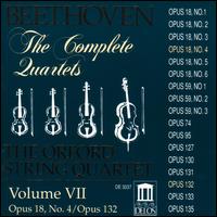 Beethoven: The Complete Quartets, Vol. VII - Andrew Dawes (violin); Denis Brott (cello); Kenneth Perkins (violin); Orford String Quartet; Terence Helmer (viola)