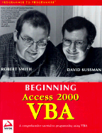 Beginning Access 2000 VBA