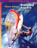 Beginning Algebra: A Text - Workbook