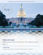 Behavioral Science & Policy: Volume 3, Issue 1