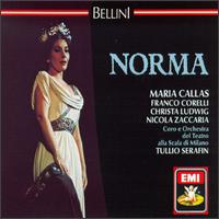 Bellini: Norma [1960] - Christa Ludwig (vocals); Edda Vincenzi (soprano); Franco Corelli (tenor); Maria Callas (soprano); Nicola Zaccaria (bass);...