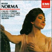 Bellini: Norma [Highlights] - Christa Ludwig (vocals); Franco Corelli (tenor); Maria Callas (soprano); Nicola Zaccaria (bass); La Scala Theater Orchestra; Tullio Serafin (conductor)