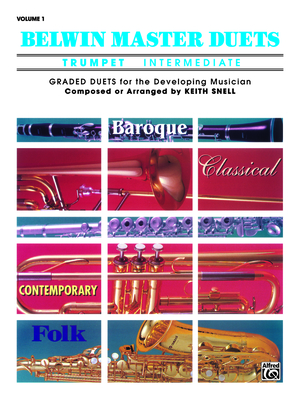 Belwin Master Duets (Trumpet), Vol 1: Intermediate - Snell, Keith