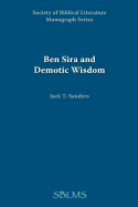 Ben Sira and Demotic Wisdom