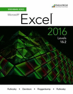 Benchmark Series: Microsoft� Excel 2016 Levels 1 and 2: Text